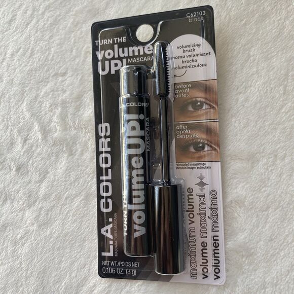 L.A. Colors Turn the Volume Up! Mascara - Black, New .106 oz. - Picture 4 of 5
